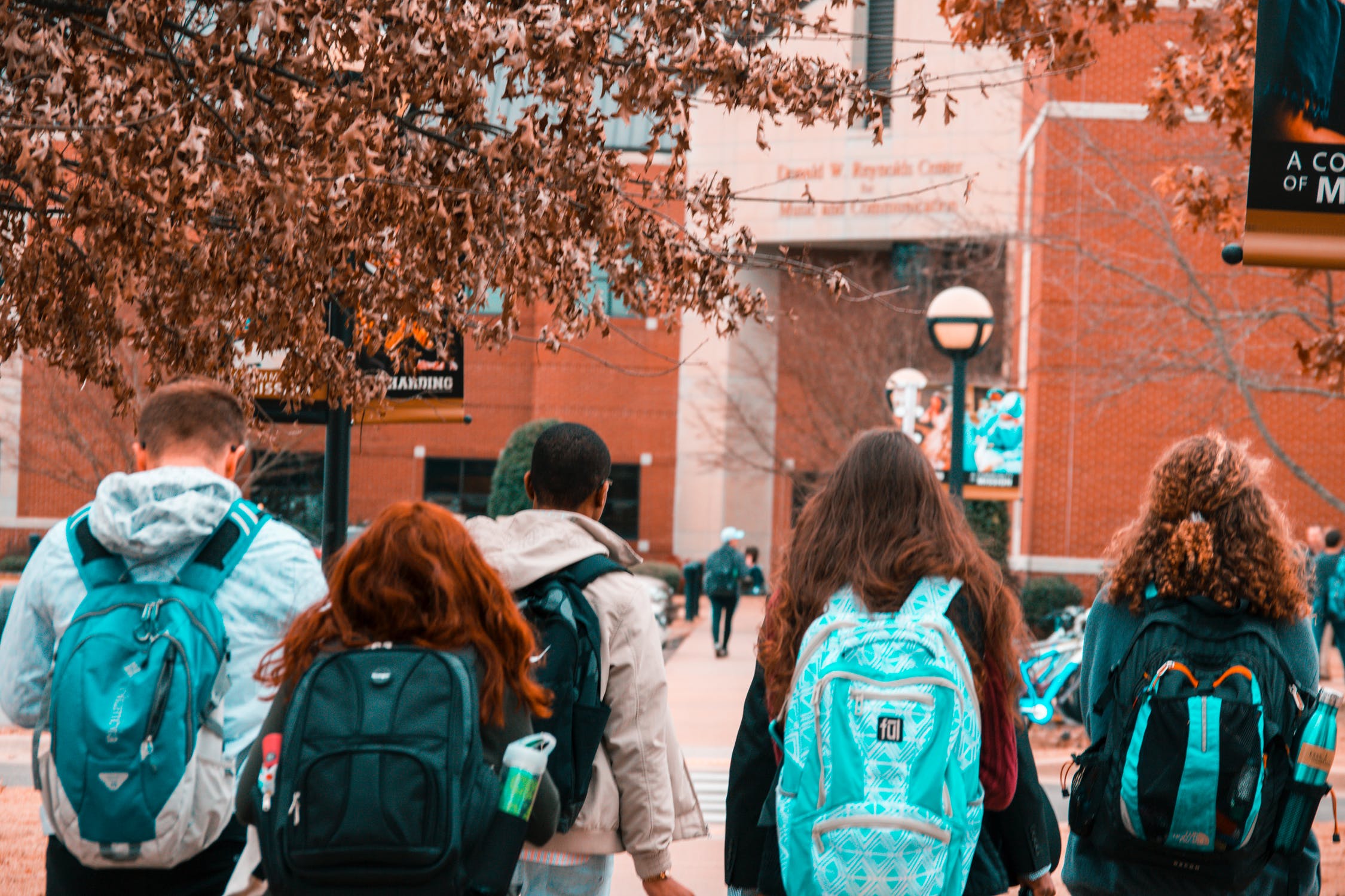 backpacks on students